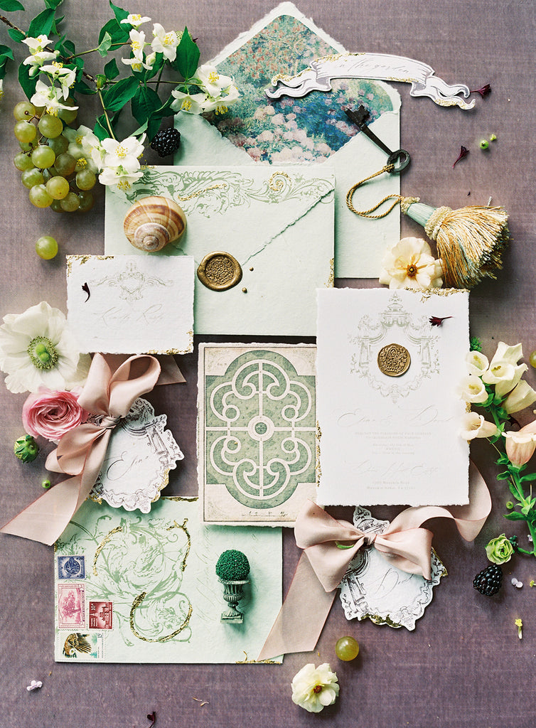 Pink Silk Ribbon for Wedding Stationery