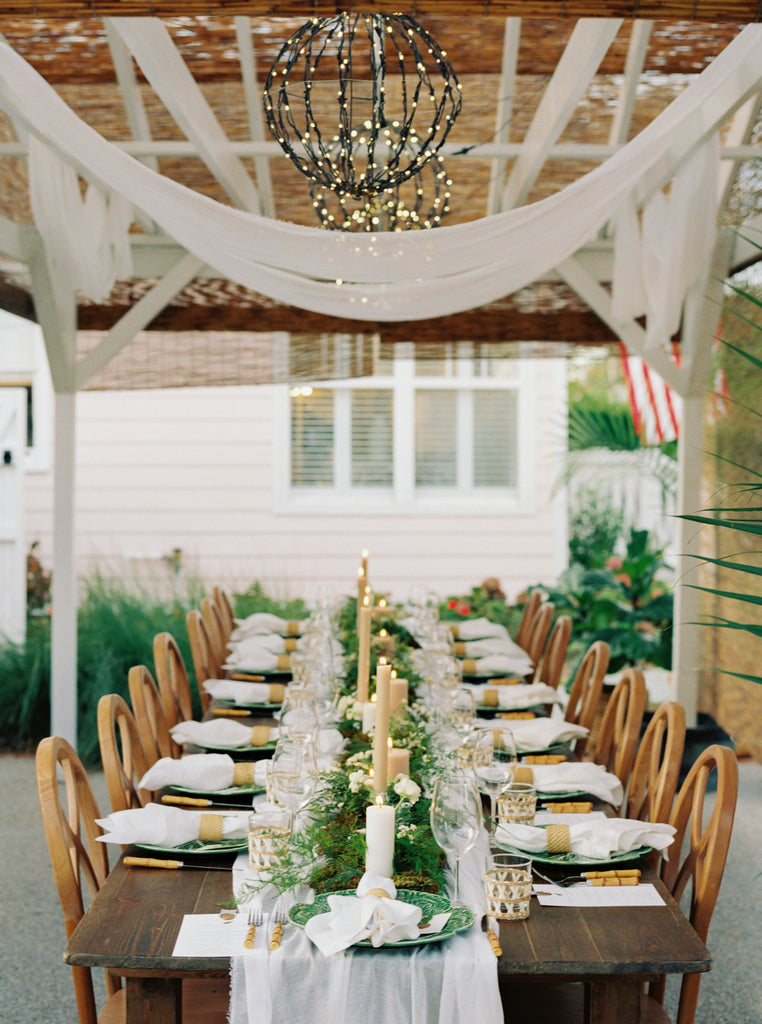 Gauzy Wedding Fabric for tables and decor