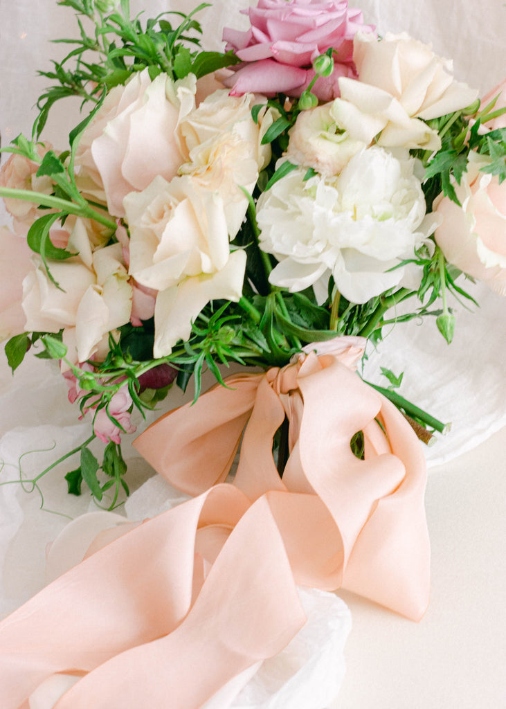Pink Bouquet Ribbon for Weddings