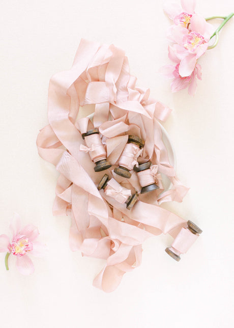 Mauve Silk Ribbon