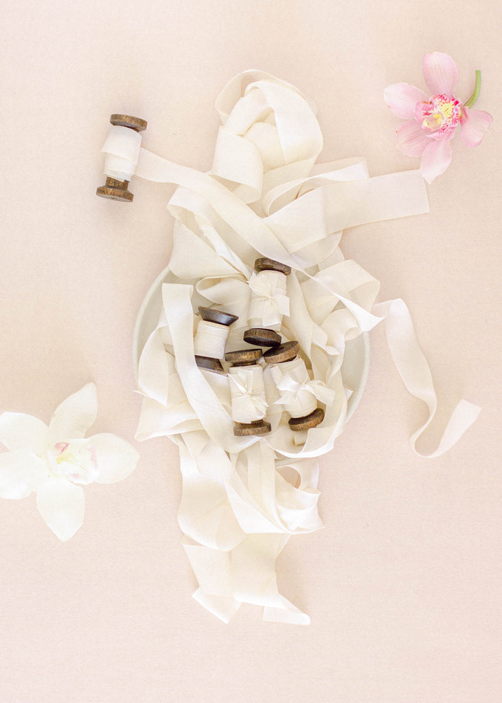 White Ribbon for Weddings and Invitations