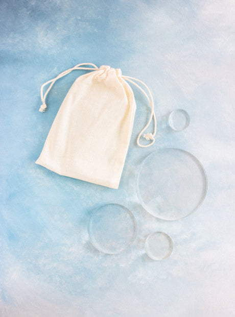 Round Product Photography Acrylic Blocks