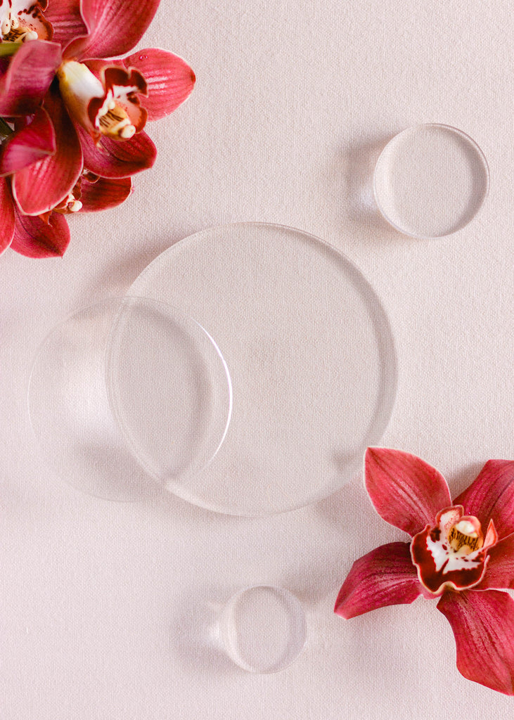 Round Styling Blocks for product photography