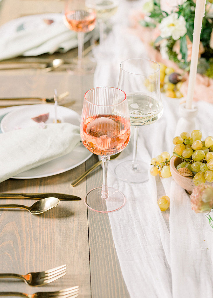 Gauzy Table Linen for weddings