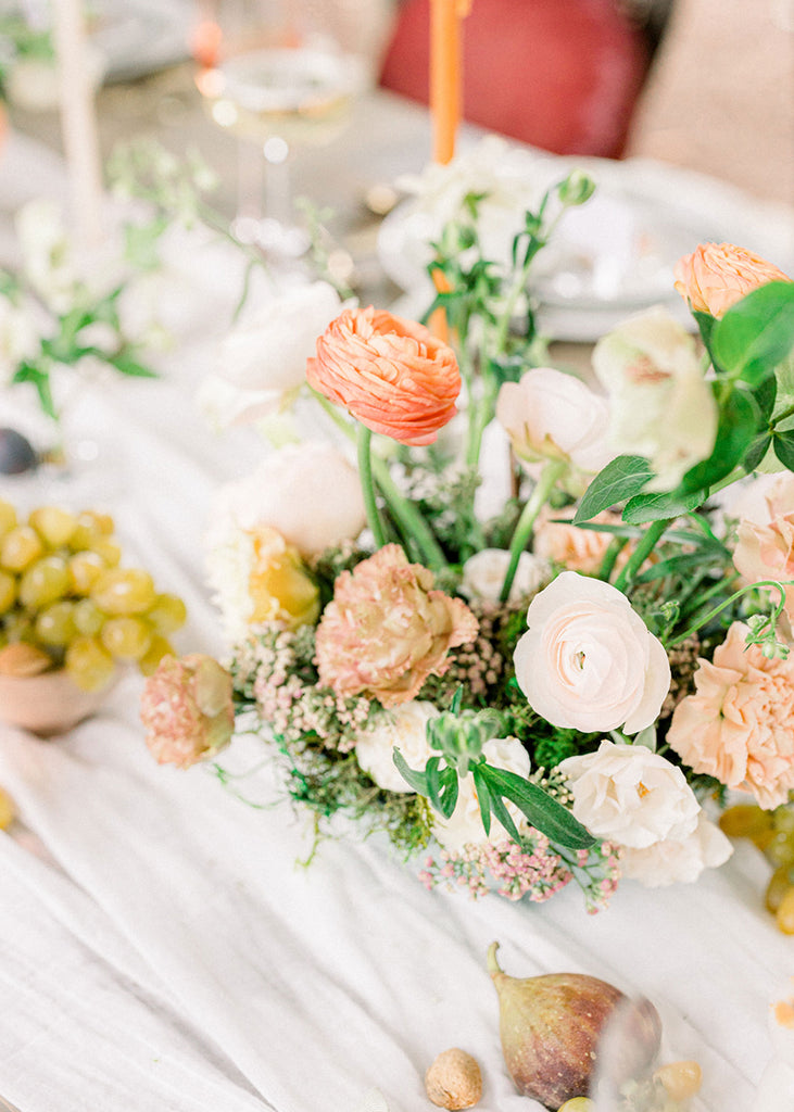 gauzy wedding table runner fabric